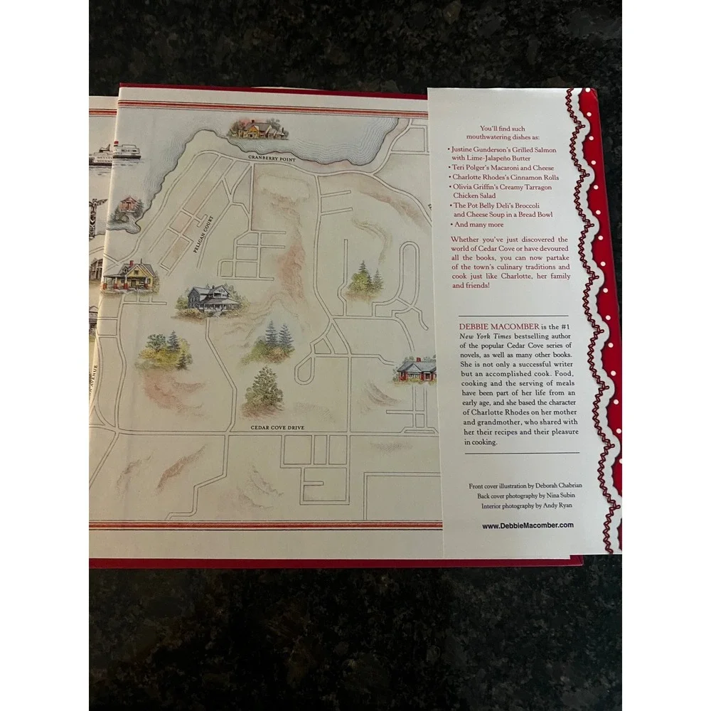 Debbie Macomber's Cedar Cove Cookbook Hardcover Recipes Baking Cooking Food 2009